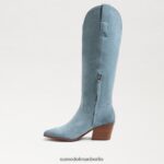 Sam Edelman Britten Westernstiefel Frauen Espenhimmel Schuhwerk 2P8JNV813 - Image 4