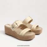 Sam Edelman Carson Espadrille-Keilsandale Frauen gebleichter Weizen Schuhwerk 2P8JNV351