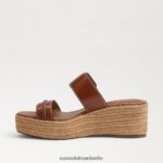 Sam Edelman Carson Espadrille-Keilsandale Frauen reichhaltiger Cognac Schuhwerk 2P8JNV353 - Image 4