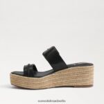 Sam Edelman Carson Espadrille-Keilsandale Frauen Schwarz Schuhwerk 2P8JNV352 - Image 4