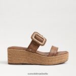Sam Edelman Chase Espadrille-Keilsandale Frauen cuoio Schuhwerk 2P8JNV199 - Image 2