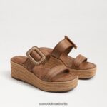 Sam Edelman Chase Espadrille-Keilsandale Frauen cuoio Schuhwerk 2P8JNV199