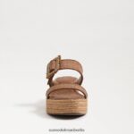 Sam Edelman Chase Espadrille-Keilsandale Frauen cuoio Schuhwerk 2P8JNV199 - Image 3