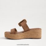 Sam Edelman Chase Espadrille-Keilsandale Frauen cuoio Schuhwerk 2P8JNV199 - Image 4