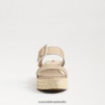 Sam Edelman Chase Espadrille-Keilsandale Frauen Eierschale Schuhwerk 2P8JNV200 - Image 3