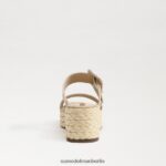 Sam Edelman Chase Espadrille-Keilsandale Frauen Eierschale Schuhwerk 2P8JNV200 - Image 5