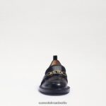 Sam Edelman Christy-Loafer Frauen Black-Box-Leder Schuhwerk 2P8JNV215 - Image 3