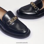 Sam Edelman Christy-Loafer Frauen Black-Box-Leder Schuhwerk 2P8JNV215 - Image 7