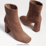 Sam Edelman Codie-Stiefeletten Frauen Pralinen-Wildleder Schuhwerk 2P8JNV452 - Image 7