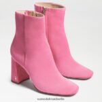 Sam Edelman Codie-Stiefeletten Frauen Rosa Konfetti-Wildleder Schuhwerk 2P8JNV450