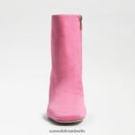 Sam Edelman Codie-Stiefeletten Frauen Rosa Konfetti-Wildleder Schuhwerk 2P8JNV450 - Image 3