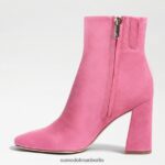 Sam Edelman Codie-Stiefeletten Frauen Rosa Konfetti-Wildleder Schuhwerk 2P8JNV450 - Image 4