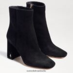 Sam Edelman Codie-Stiefeletten Frauen schwarzes Wildleder Schuhwerk 2P8JNV451