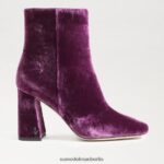 Sam Edelman Codie-Stiefeletten Frauen tiefer Orchideensamt Schuhwerk 2P8JNV448 - Image 2