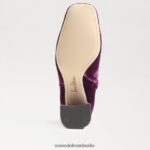 Sam Edelman Codie-Stiefeletten Frauen tiefer Orchideensamt Schuhwerk 2P8JNV448 - Image 6