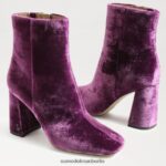 Sam Edelman Codie-Stiefeletten Frauen tiefer Orchideensamt Schuhwerk 2P8JNV448 - Image 7