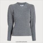 Sam Edelman Cohen Puffpullover Frauen hellgrau Bekleidung 2P8JNV1281 - Image 5