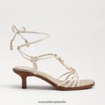 Sam Edelman Dacie Riemchensandale mit Kätzchenabsatz Frauen modernes Elfenbein Schuhwerk 2P8JNV621 - Image 2