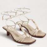 Sam Edelman Dacie Riemchensandale mit Kätzchenabsatz Frauen modernes Elfenbein Schuhwerk 2P8JNV621 - Image 7