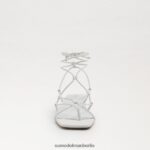 Sam Edelman Daffy-Sandale Frauen strahlend weißes Leder Schuhwerk 2P8JNV422 - Image 3