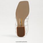 Sam Edelman Daffy-Sandale Frauen strahlend weißes Leder Schuhwerk 2P8JNV422 - Image 6