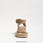 Sam Edelman Dakota-Plateausandale Frauen natürlich Schuhwerk 2P8JNV582 - Image 3