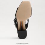 Sam Edelman Dalton-Absatz-Mule Frauen schwarzes Wildleder Schuhwerk 2P8JNV565 - Image 6