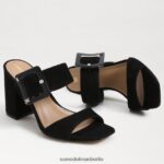 Sam Edelman Dalton-Absatz-Mule Frauen schwarzes Wildleder Schuhwerk 2P8JNV565 - Image 7