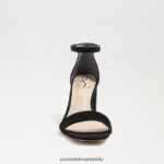 Sam Edelman Daniella Sandale mit Blockabsatz Frauen schwarzes Wildleder Schuhwerk 2P8JNV302 - Image 3