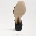 Sam Edelman Daniella Sandale mit Blockabsatz Frauen schwarzes Wildleder Schuhwerk 2P8JNV302 - Image 6
