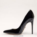 Sam Edelman Danna spitzer Zehenabsatz Frauen schwarzes Lackleder Schuhwerk 2P8JNV411 - Image 4