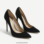 Sam Edelman Danna spitzer Zehenabsatz Frauen schwarzes Wildleder Schuhwerk 2P8JNV413