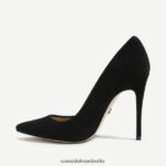 Sam Edelman Danna spitzer Zehenabsatz Frauen schwarzes Wildleder Schuhwerk 2P8JNV413 - Image 4