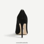 Sam Edelman Danna spitzer Zehenabsatz Frauen schwarzes Wildleder Schuhwerk 2P8JNV413 - Image 5