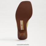 Sam Edelman Daphney Zehenstegsandale Frauen Kiwi-Leder Schuhwerk 2P8JNV710 - Image 6
