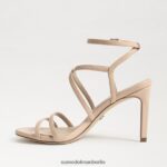 Sam Edelman Delanie Riemchenabsatz Frauen Beige Rouge Schuhwerk 2P8JNV649 - Image 4