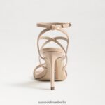 Sam Edelman Delanie Riemchenabsatz Frauen Beige Rouge Schuhwerk 2P8JNV649 - Image 5