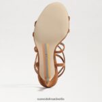Sam Edelman Delanie Riemchenabsatz Frauen Grenzbraun Schuhwerk 2P8JNV651 - Image 6