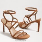 Sam Edelman Delanie Riemchenabsatz Frauen Grenzbraun Schuhwerk 2P8JNV651 - Image 7