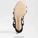 Sam Edelman Delanie Riemchenabsatz Frauen schwarzes Wildleder Schuhwerk 2P8JNV650 - Image 6