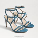 Sam Edelman Delanie Riemchenabsatz Frauen wildes Indigo Schuhwerk 2P8JNV652