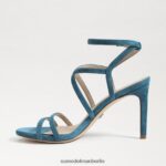 Sam Edelman Delanie Riemchenabsatz Frauen wildes Indigo Schuhwerk 2P8JNV652 - Image 4