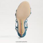 Sam Edelman Delanie Riemchenabsatz Frauen wildes Indigo Schuhwerk 2P8JNV652 - Image 6