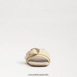 Sam Edelman Delfi-Slide-Sandale Frauen gebleichter Weizen Schuhwerk 2P8JNV705 - Image 3