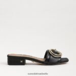 Sam Edelman Delfi-Slide-Sandale Frauen Schwarz Schuhwerk 2P8JNV703 - Image 2