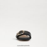 Sam Edelman Delfi-Slide-Sandale Frauen Schwarz Schuhwerk 2P8JNV703 - Image 3