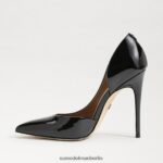 Sam Edelman Delores spitzer Zehenabsatz Frauen schwarzes Lackleder Schuhwerk 2P8JNV779 - Image 4