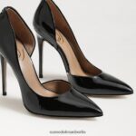 Sam Edelman Delores spitzer Zehenabsatz Frauen schwarzes Lackleder Schuhwerk 2P8JNV779 - Image 7