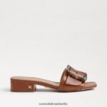 Sam Edelman Diacon-Sandale Frauen reichhaltiger Cognac Schuhwerk 2P8JNV418 - Image 2