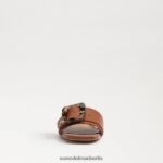 Sam Edelman Diacon-Sandale Frauen reichhaltiger Cognac Schuhwerk 2P8JNV418 - Image 3